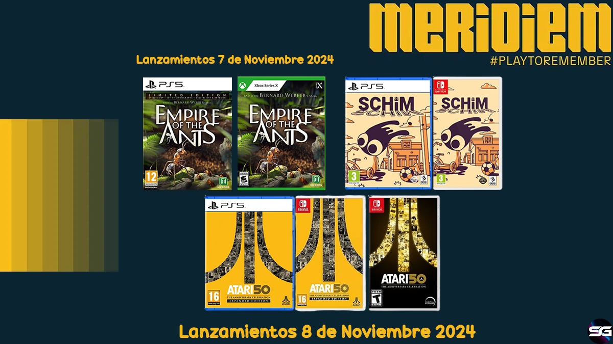 Lanzamientos Meridiem Formato Físico 1ª Semana Noviembre (2)    