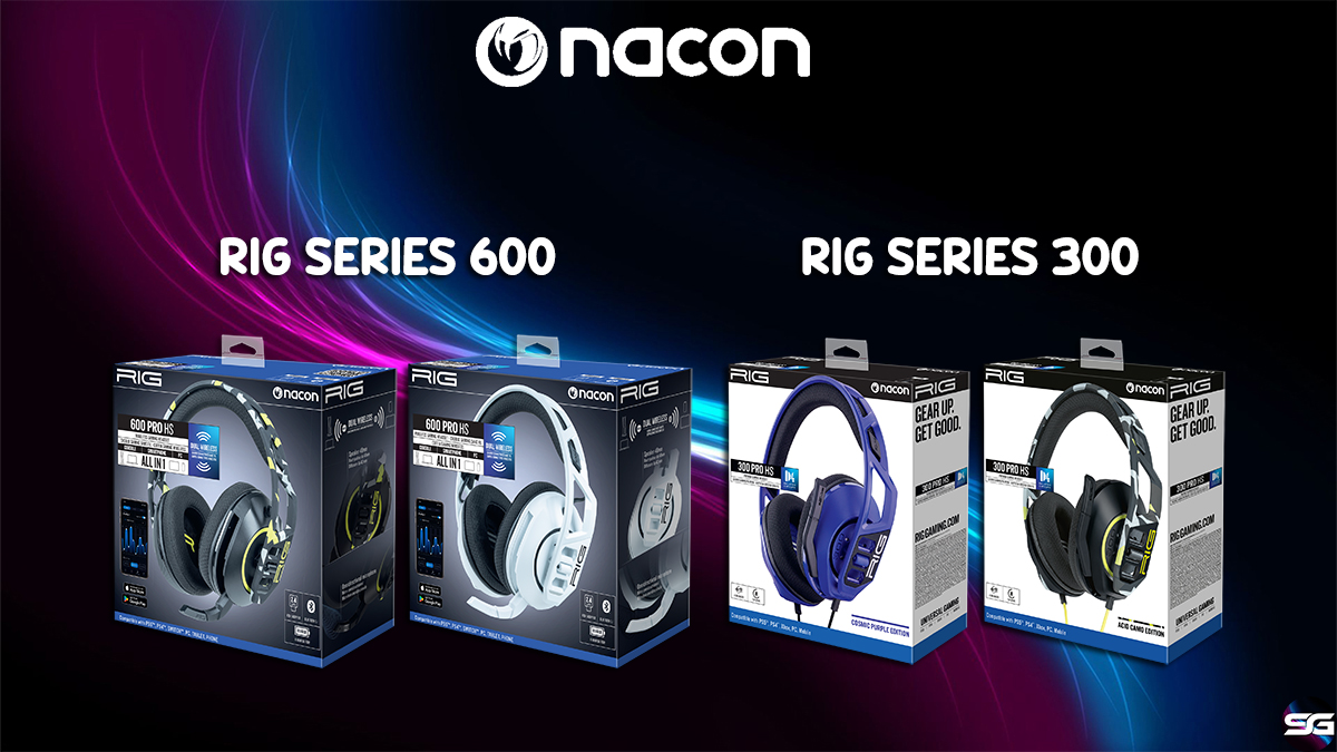 Nacon revela nuevos colores para sus RIG 300 y RIG 600 